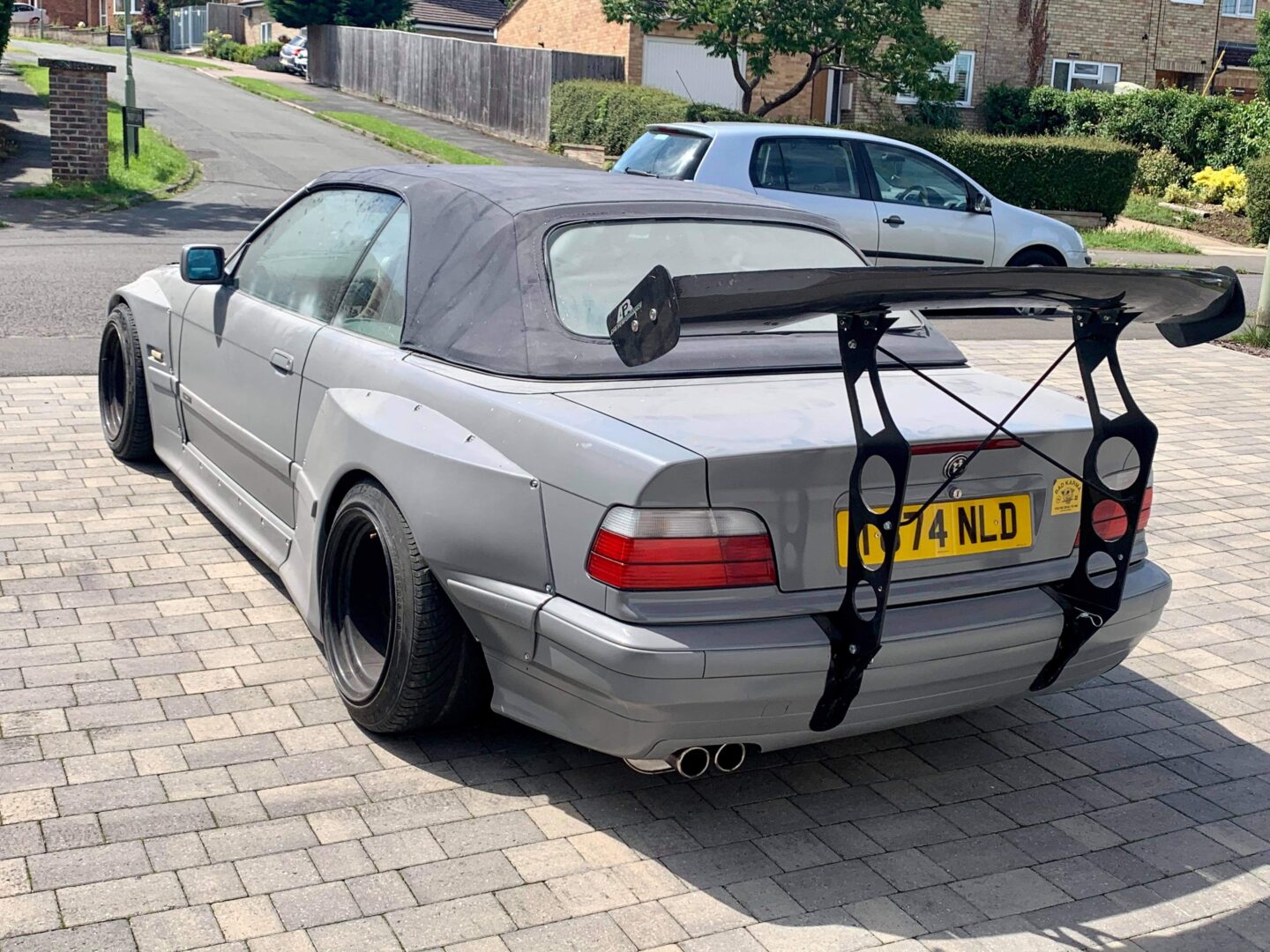 BMW E36 Chassis mount wing WideEst