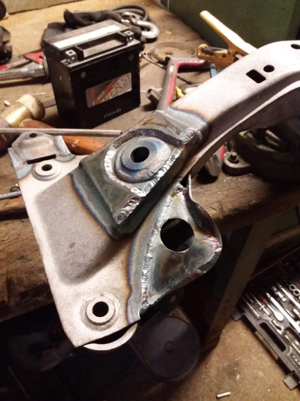 E30 axle reinforcement plates WideEst